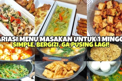 Bagaimana cara merencanakan menu makanan sehat untuk satu minggu penuh?